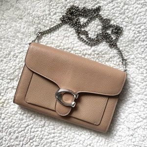 Coach crossbody chain clutch